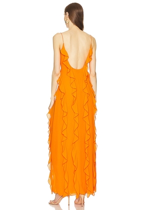 NBD Nehna Gown in Orange. Size XS. Also in S.