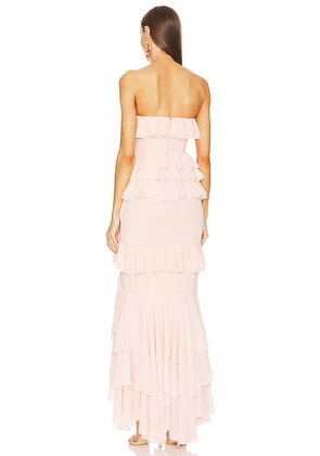 Michael Costello x REVOLVE Oleksandra Gown in Blush. Size M. Also in XS, XXS.