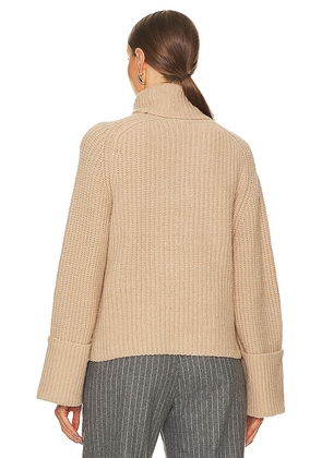 LPA Sabri Turtleneck Sweater in Tan. Size M. Also in L, S, XL.