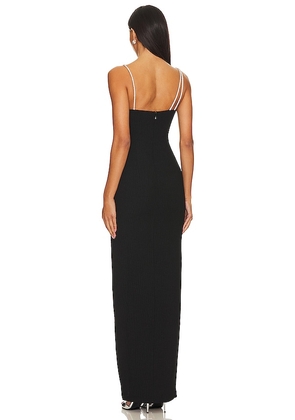 NBD Evelyn Maxi Dress in Black. Size M. Also in XS, XXS, S, XL.