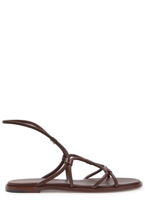 Gianvito Rossi Woven Leather Sandals - Brown - 36 (IT36 / UK3)