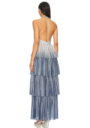 Line & Dot Oracle Maxi Dress in Blue. Size M. Also in L, S, XL.