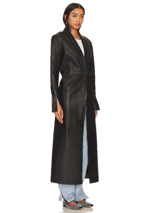 LAMARQUE Evanna Coat in Black. Size L. Also in XS, S, M.