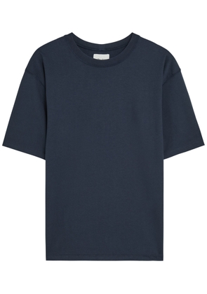 Drake's Hiking Cotton T-shirt - Navy - L
