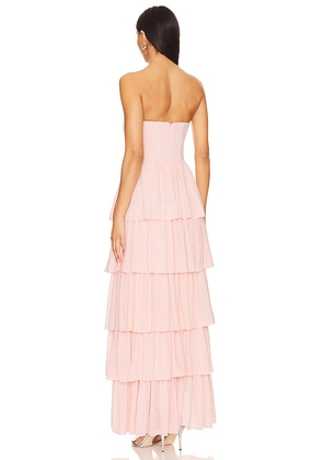 Lovers and Friends Hattie Gown in Pink. Size S. Also in M, XXS.