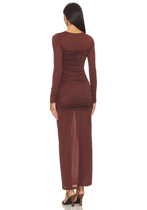 L'Academie Alma Dress in Brown. Size S. Also in M.