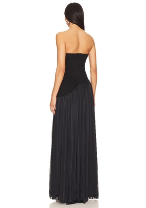 Lovers and Friends Alice Strapless Gown in Black. Size M. Also in L.