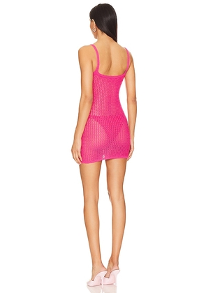 MORE TO COME Lawra Mini Dress in Pink. Size S. Also in XS, M, L.