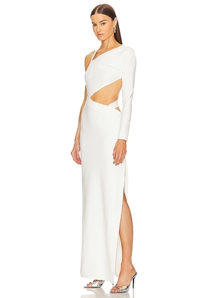 Michael Costello x REVOLVE Marianna Gown in Ivory. Size XL. Also in XS.