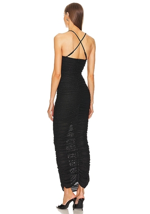 Michael Costello x REVOLVE Corinne Midi Dress in Black. Size XS. Also in S.