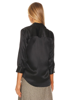 L'AGENCE Dani Blouse in Black. Size S. Also in XS, L, M, XL.