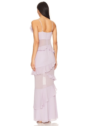 Lovers and Friends Wisteria Gown in Lavender. Size M. Also in XS, S, L, XL.