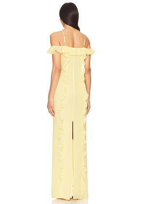 Lovers and Friends Marisol Gown in Yellow. Size M. Also in S, XS, XXS.