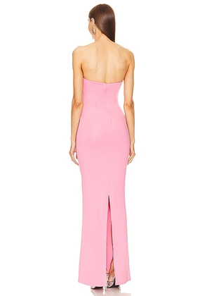 Michael Costello x REVOLVE Briggs Gown in Pink. Size S. Also in XXS, M, L, XL.