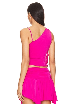Lovers and Friends Casey Top in Fuchsia. Size M. Also in XXS, XS, S, L.