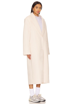 LIONESS Olsen Coat in Cream. Size M. Also in XXS, XS, S, L, XL, XXL.