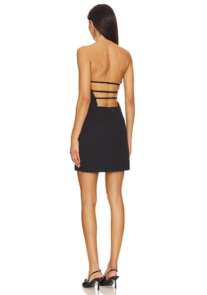 LIONESS Allure Strapless Mini in Black. Size XL. Also in L.