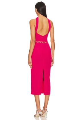 Lovers and Friends Dominique Midi Dress in Pink. Size S. Also in L, XL.