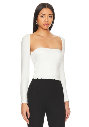 MORE TO COME Vera Shrug Set in White. Size M. Also in XL.