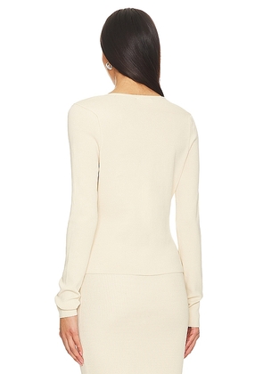 Line & Dot Lockheart Sweater in Taupe. Size S. Also in M, L.
