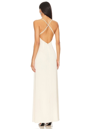 NBD Valeria Gown in Beige. Size M. Also in L, XL.
