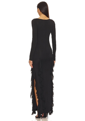 NBD Daphne Maxi Dress in Black. Size M. Also in L, S, XL, XS, XXS.