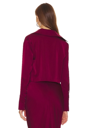 NBD Eleni Top in Burgundy. Size M. Also in XS, XXS, S.