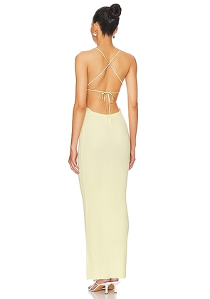MORE TO COME Kacey Maxi Dress in Lemon. Size S. Also in M, L.