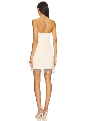 NBD Chantria Mini Dress in Ivory. Size M. Also in XS, S, L, XL.