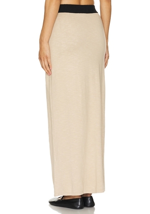 Lovers and Friends Tammy Maxi Skirt in Beige. Size S. Also in M, XS.