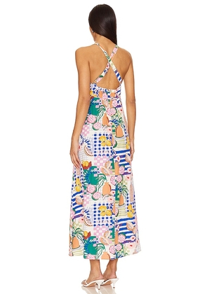 MINKPINK Al Fresco Midi Dress in Multi. Size M. Also in L, XL.