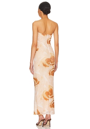 MORE TO COME Oksana Gown in Tan. Size XL. Also in M, L.
