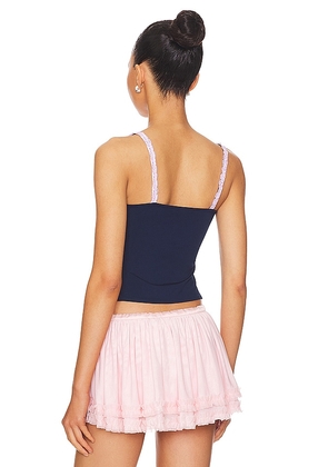 MORE TO COME Aleena Cami Top in Navy. Size XL. Also in L.