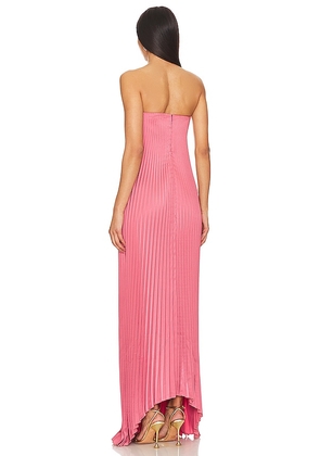 L'IDEE Black Tie Gown in Pink. Size 12/L. Also in 6/XS.