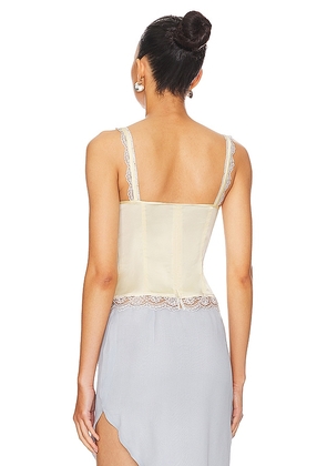 MORE TO COME Ariya Cami Top in Ivory,Baby Blue. Size M. Also in L, XL.