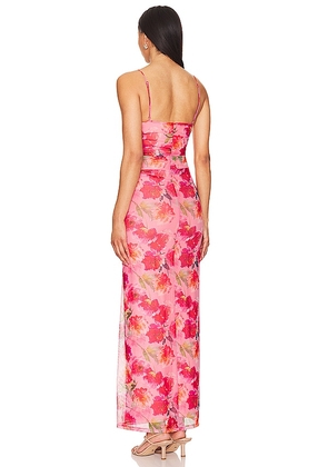 MORE TO COME Ciara Maxi Dress in Pink. Size M. Also in XS, XXS, S.