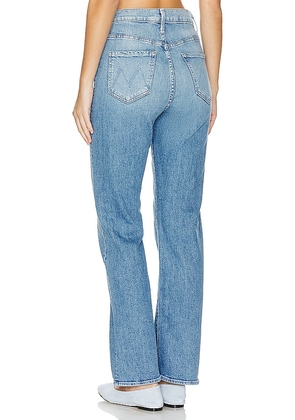 MOTHER The Ditcher Zip Flood Jeans in Denim-Light. Size 28. Also in 24, 27.