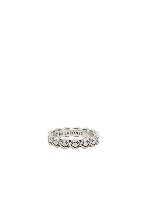MAPLE Nevermind Ring in Metallic Silver. Size 11. Also in 10, 7, 8, 9.