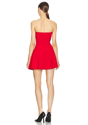 Norma Kamali x REVOLVE Grace Strapless Mini Dress in Red. Size S. Also in XS, XL.