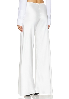 Norma Kamali Bias Elephant Pant in White. Size S. Also in XS, M, L, XL.