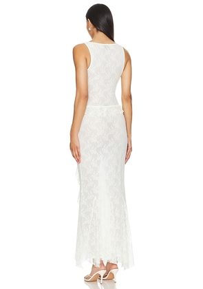 MAJORELLE x Bridget Camille Gown in Ivory. Size S. Also in M.