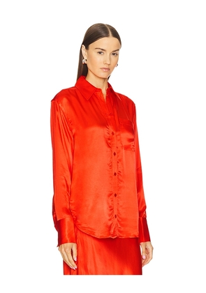 L'Academie Lenae Shirt in Red. Size XS. Also in S.