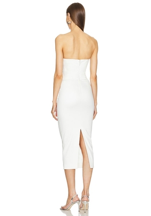 Michael Costello x REVOLVE Zosia Midi Dress in Ivory. Size M. Also in XS, S.