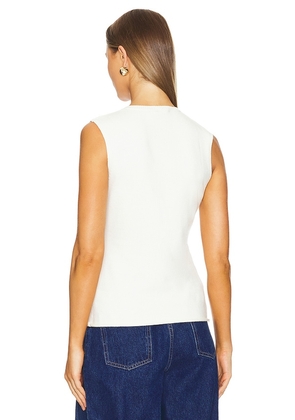 LIONESS Kourt Vest in White. Size XL. Also in XS, L.