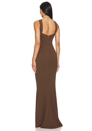 Nookie Viva 2 Way Gown in Brown. Size M. Also in S, XS.