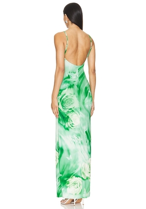 Lovers and Friends Zura Maxi Dress in Green. Size S. Also in M, XXS.