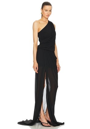 L'Academie Morgane Gown in Black. Size M. Also in XXS, L.