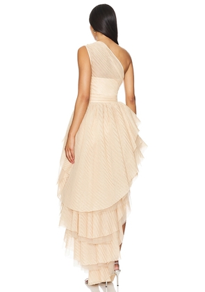 MAJORELLE Soriya Gown in Nude. Size S. Also in XS.