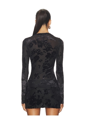 SNDYS Lenora Top in Black. Size M. Also in L, S, XL, XS, XXL, XXS.