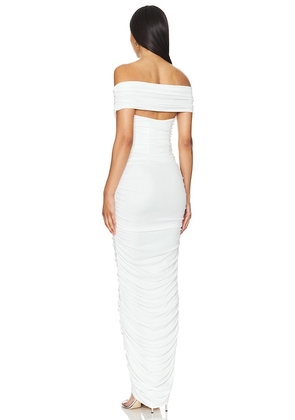 MAJORELLE Sigourney Gown in White. Size S. Also in XXS.